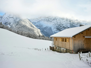 Séjour avec jardin près de Samoëns