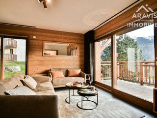 Carlines 01- Appartement lumineux 3 chambres, tout équipé à Samoëns